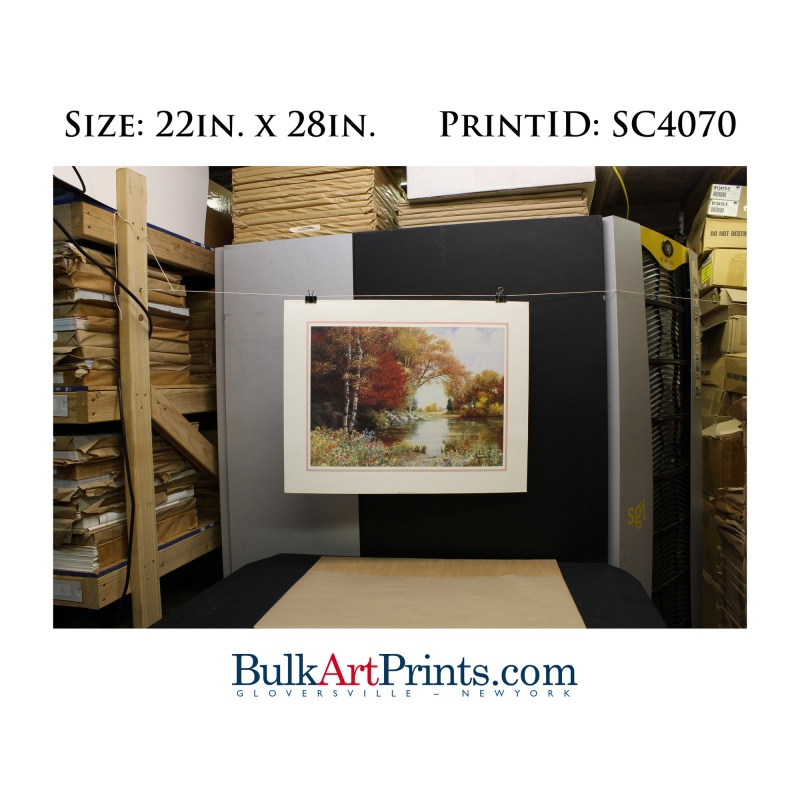 (22 x 28) Poster Art Prints SC4070 Robert Doares Fall scene