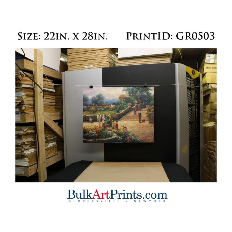 (22 x 28) Poster Art Prints GR0503 Ghambaro Stroll in the Park