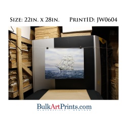 (22 x 28) Poster Art Prints JW0604 Jack Wemp Ships