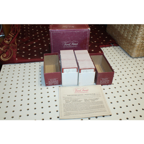 Trivial Pursuit Baby Boomer Edition Complete Set Vintage 1983