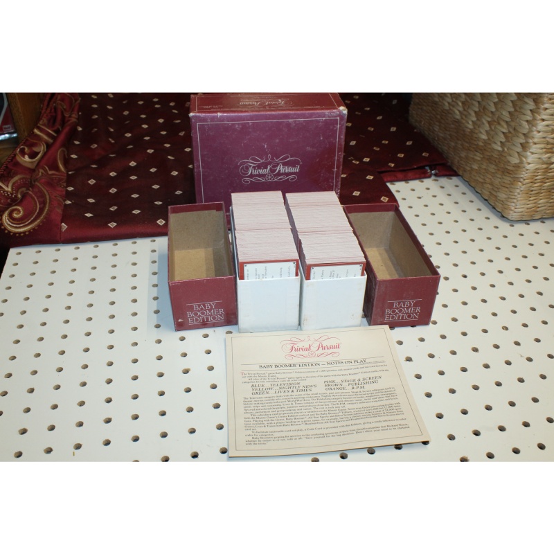 Trivial Pursuit Baby Boomer Edition Complete Set Vintage 1983