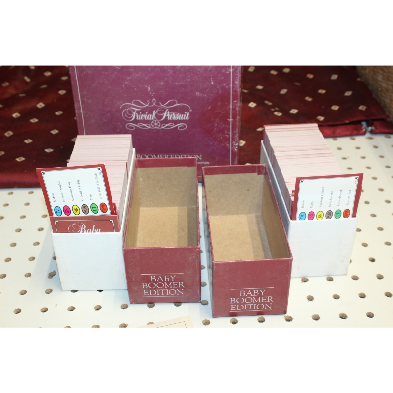 Trivial Pursuit Baby Boomer Edition Complete Set Vintage 1983