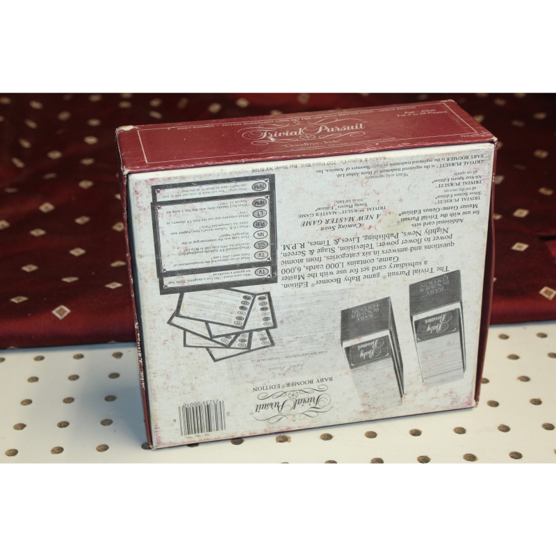 Trivial Pursuit Baby Boomer Edition Complete Set Vintage 1983