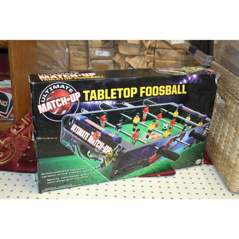ULTIMATE MATCH-UP TABLETOP FOOSBALL GAME For the sports enthusiast