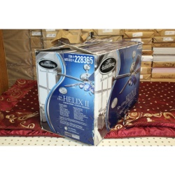 Harbor Breeze 52" Ceiling Fan Helix II Chrome & Cobalt Blue