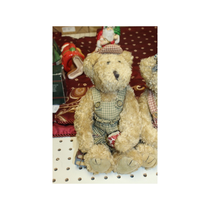 Lot of 2 Stuffed Teddy Bears