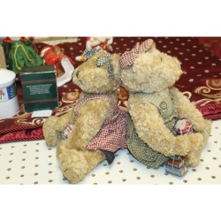 Lot of 2 Stuffed Teddy Bears