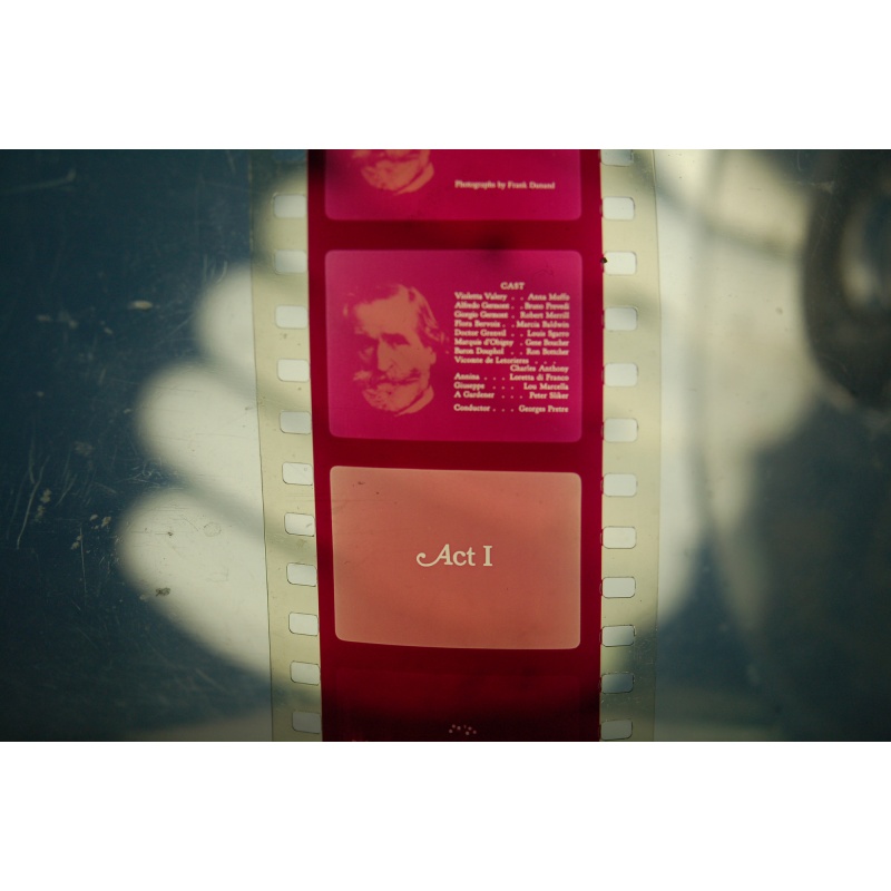 Vintage Filmstrip 429:  Verdi La Traviata