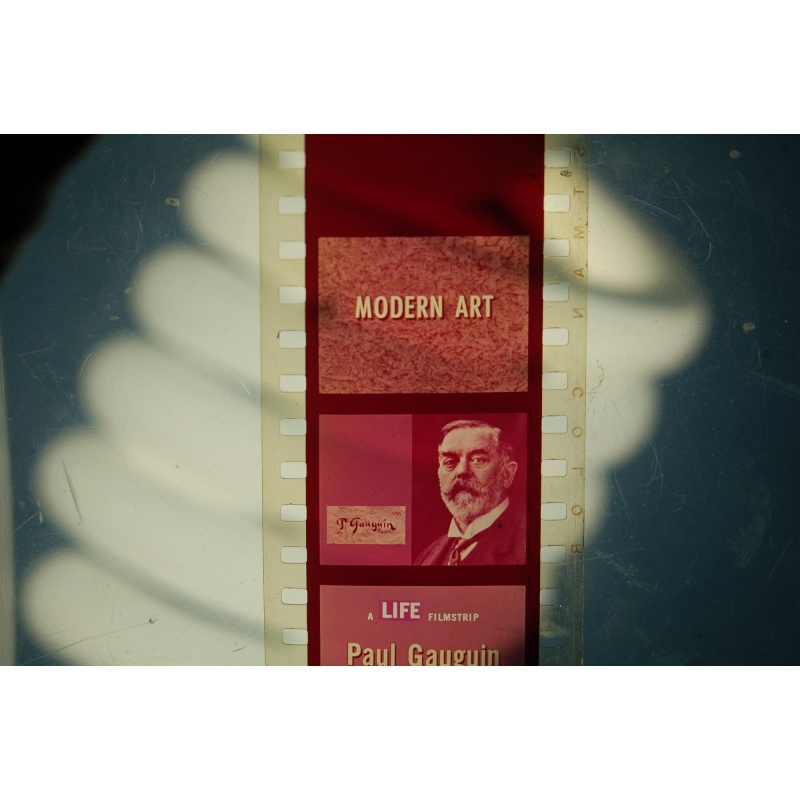 Vintage Filmstrip 433:  Life Modern Art Paul Gauguin