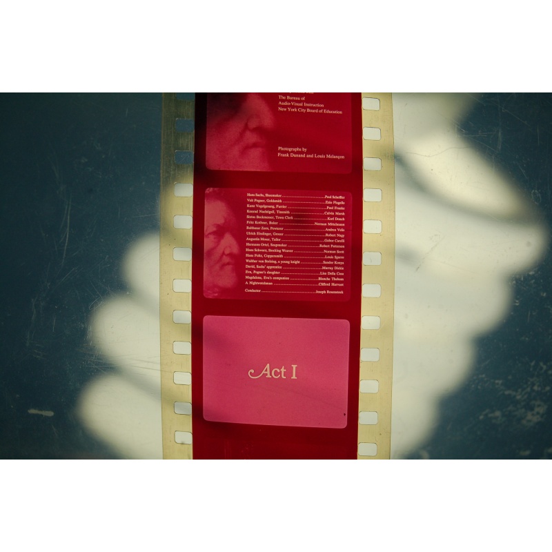 Vintage Filmstrip 441: Wagner Die Meistersinger