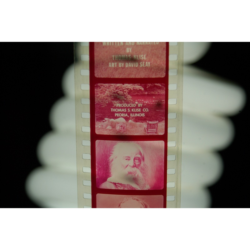 Vintage Filmstrip 485:  Whitman- The American Singer