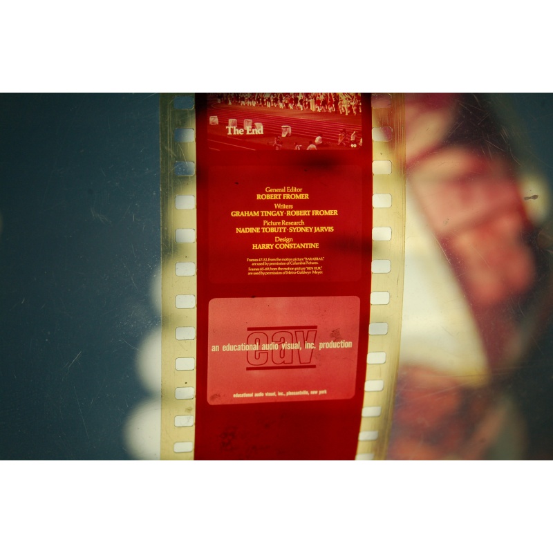 Vintage Filmstrip 489:  Greek And Roman Sports Part 2 Se 28478