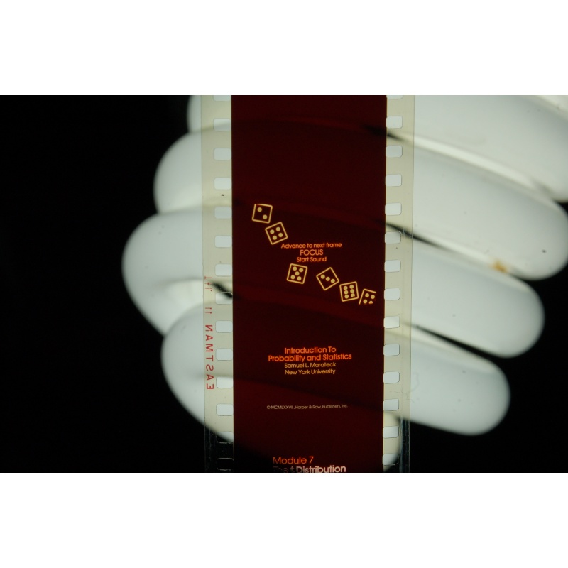 Vintage Filmstrip 578: Introduction To Probability And Statistics Module 7