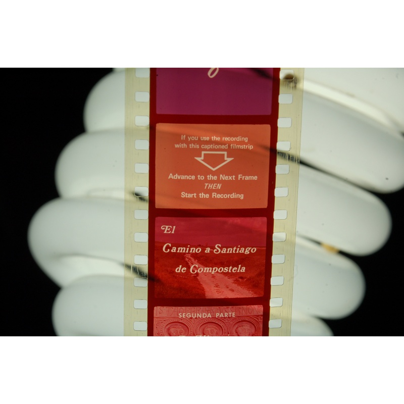 Vintage Filmstrip 579: La Historia Escrita En Piedra