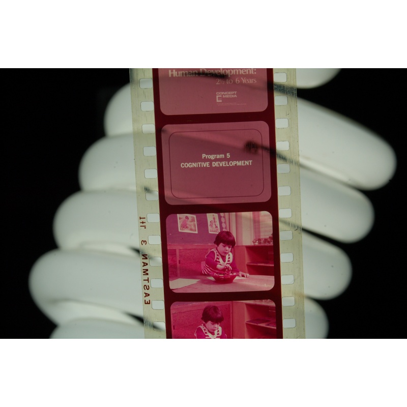 Vintage Filmstrip Human Development 2 1/2 - 6 Years Program 5 Cognitive