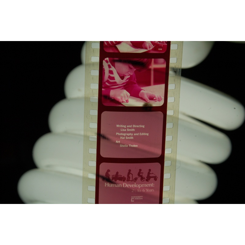 Vintage Filmstrip Human Development 2 1/2 - 6 Years Program 5 Cognitive