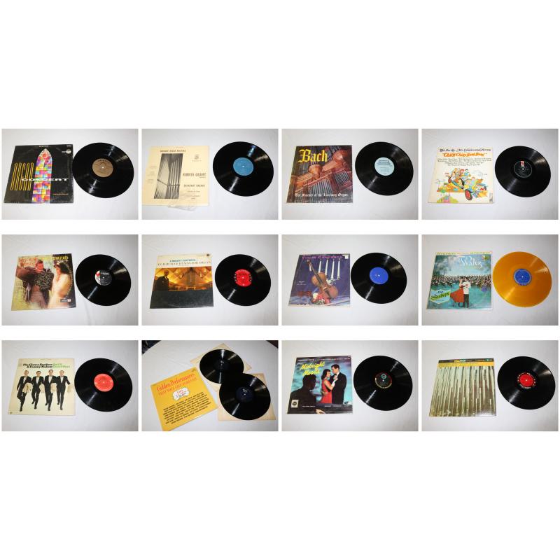 Lot of 40 Vinyl Records - LPs - 45 RPM - $664.24 - Lot#: 102942