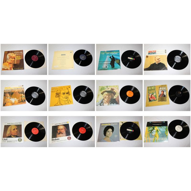 Lot of 43 Vinyl Records - LPs - 45 RPM - $418.66 - Lot#: 102943