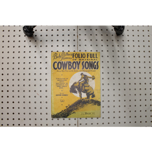 1934 - Folio full of original cowboy songs - Sheet Music