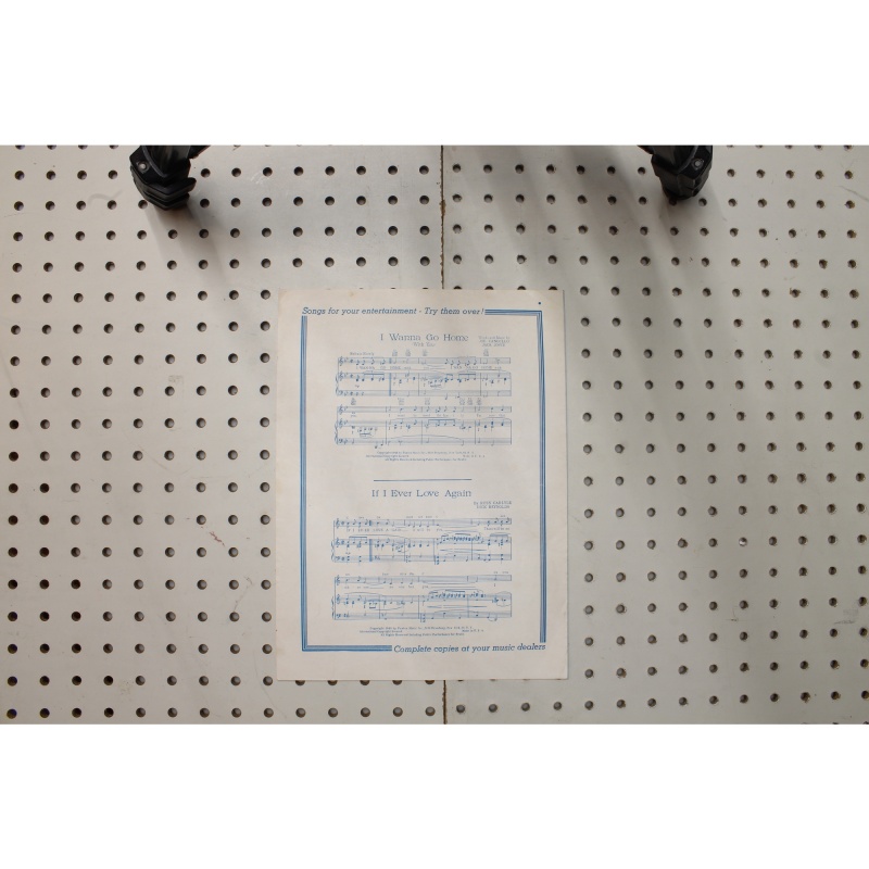 1949 - Theres no tomorrow - Sheet Music