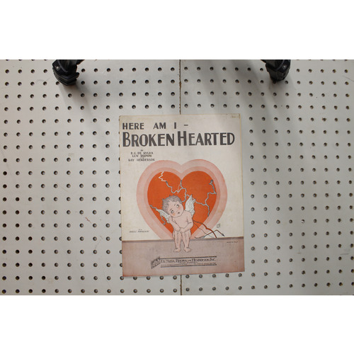 1927 - Here am I broken hearted - Sheet Music