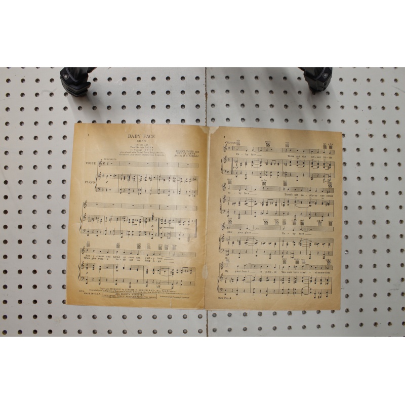 1926 - Baby face - Sheet Music