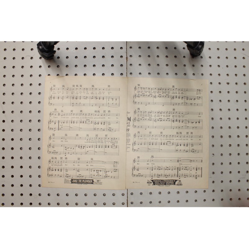 1926 - Me too ho ho ha ha - Sheet Music