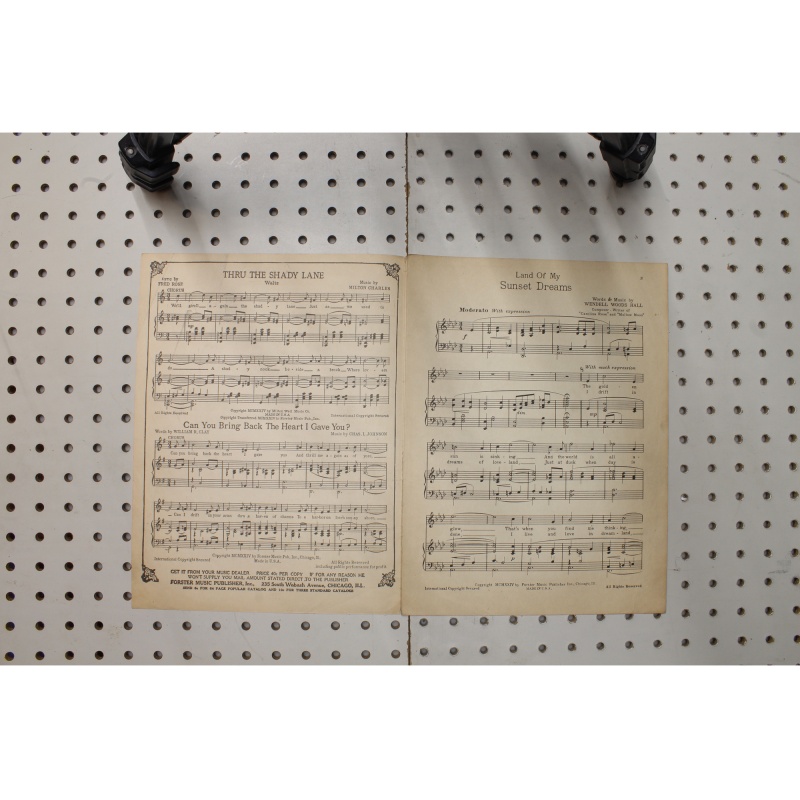 1924 - Land of my sunset dreams - Sheet Music