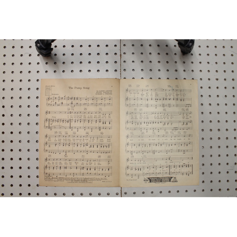 1926 - The pump song - Sheet Music
