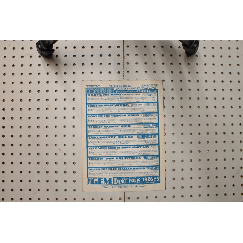 1926 - The pump song - Sheet Music