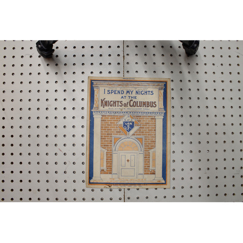 1920 - I spend my nights at the Knights of Columbus - Sheet Music