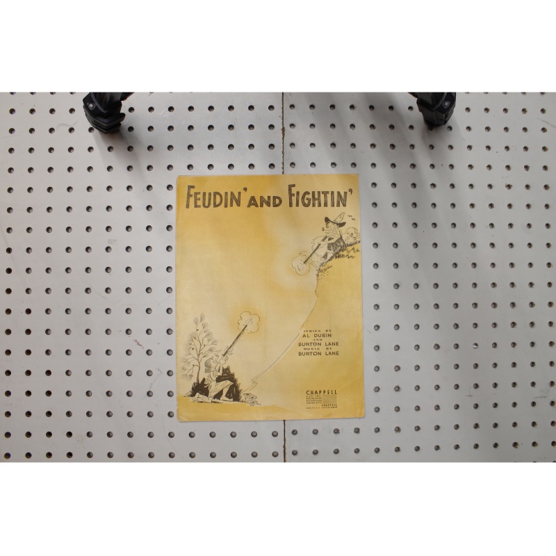 1947 - Feudin and fightin - Sheet Music