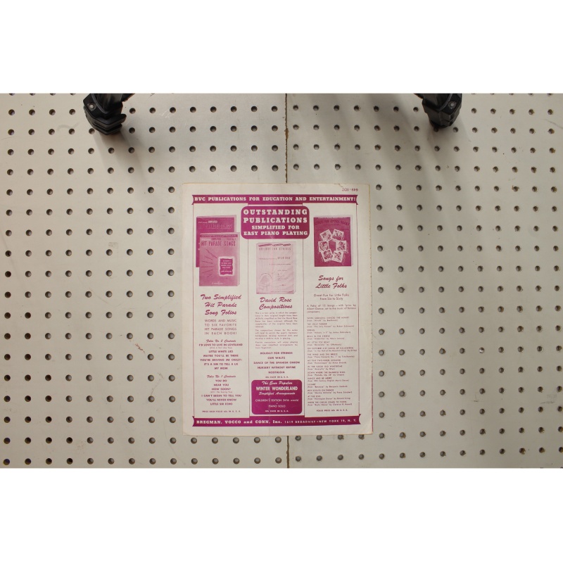 1948 - How do your face with sunshine - Sheet Music