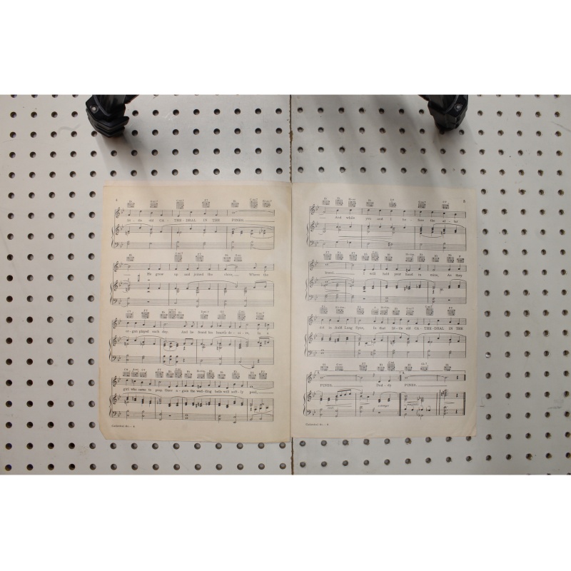 1938 - Cathedral in the Pines - Sheet Music