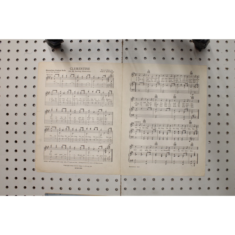 1941 - Clementine oh my darling Clementine - Sheet Music