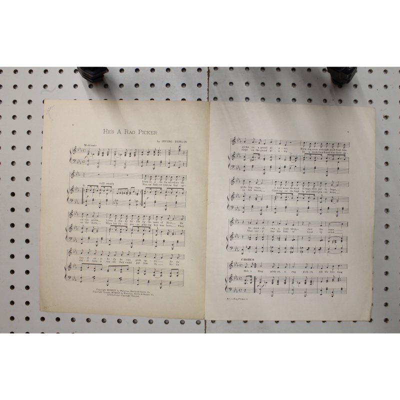 1914 - Hes a rag picker - Sheet Music