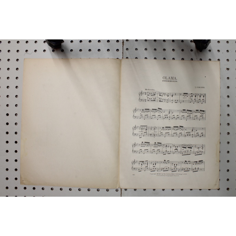 1902 - Olama Conservatory addition - Sheet Music