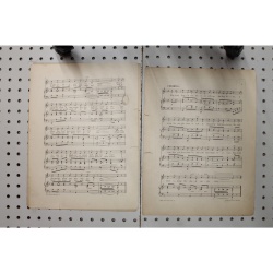 1904 - Way down East among the shady maple trees - Sheet Music