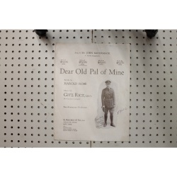 1918 - Dear old pal of mine - Sheet Music