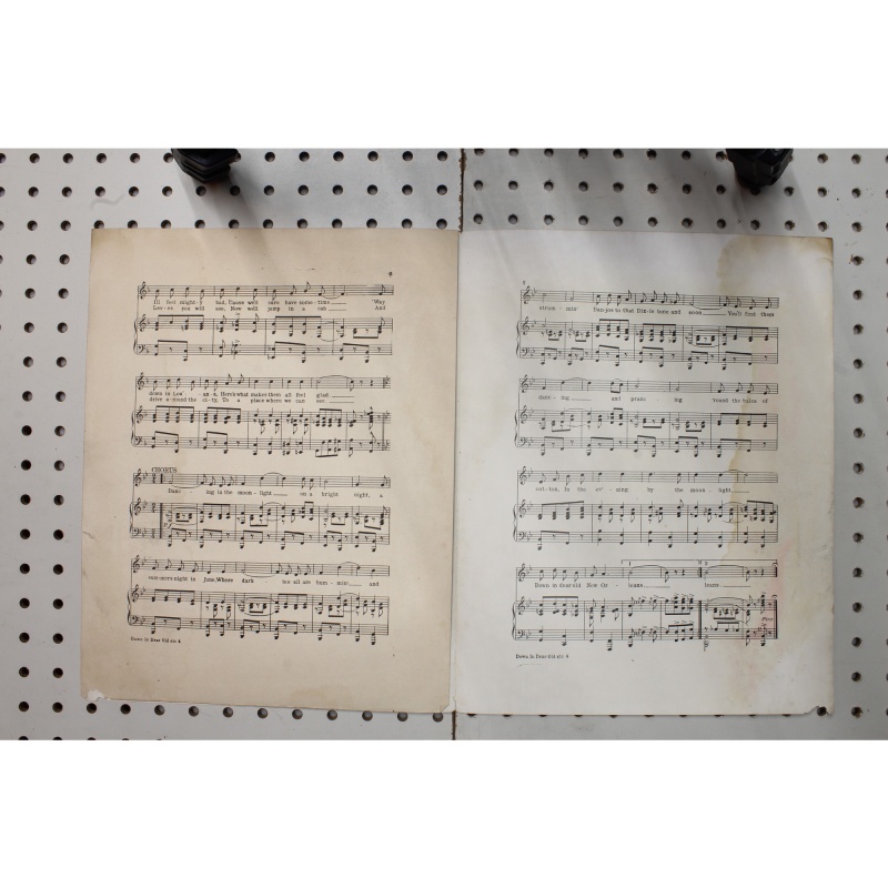 1912 - Down in dear old New Orleans - Sheet Music