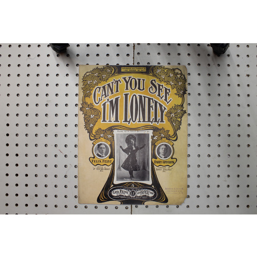 1905 - Cant you see Im lonely - Sheet Music