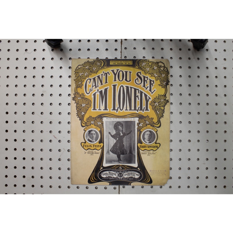 1905 - Cant you see Im lonely - Sheet Music