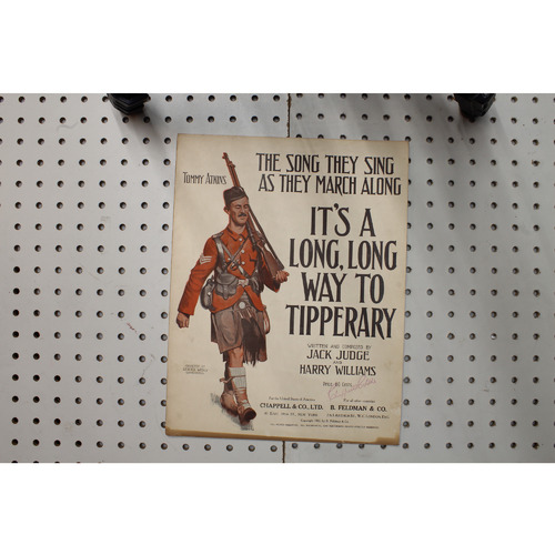 1912 - Its a long long way to Tipperary - Sheet Music