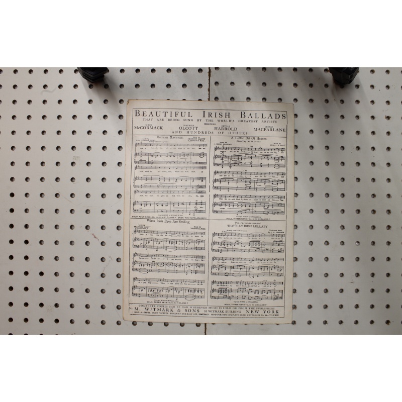 1916 - Goodbye good luck God bless you - Sheet Music