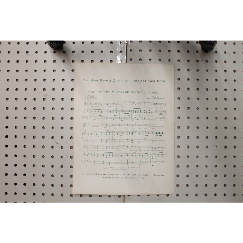 1918 - My rose of memories - Sheet Music