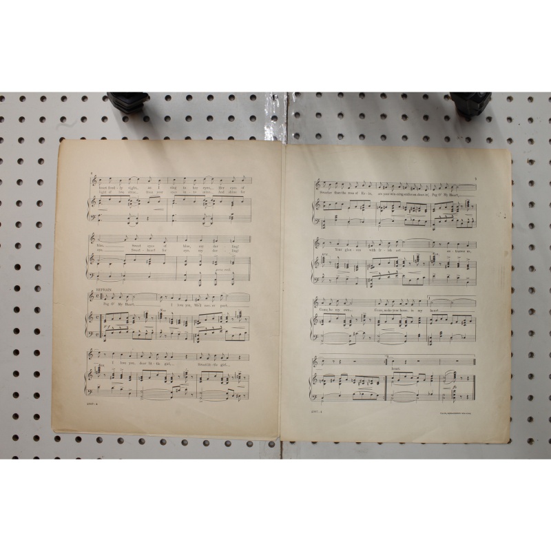 1913 - Peg O my heart - Sheet Music