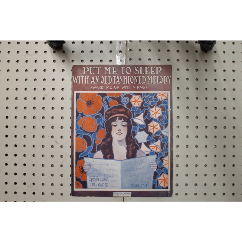 1915 - Put me to sleep with an old-fashioned melody - Sheet Music