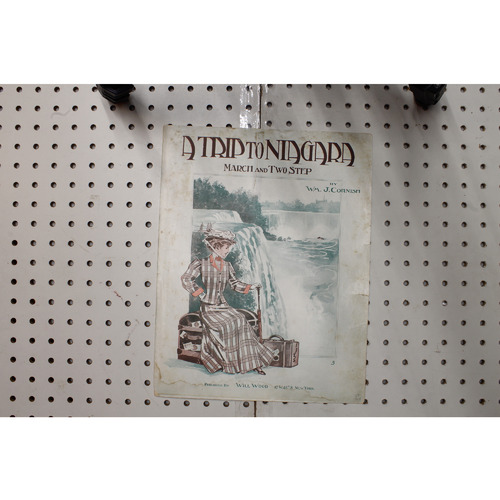 1908 - A trip to Niagara - Sheet Music