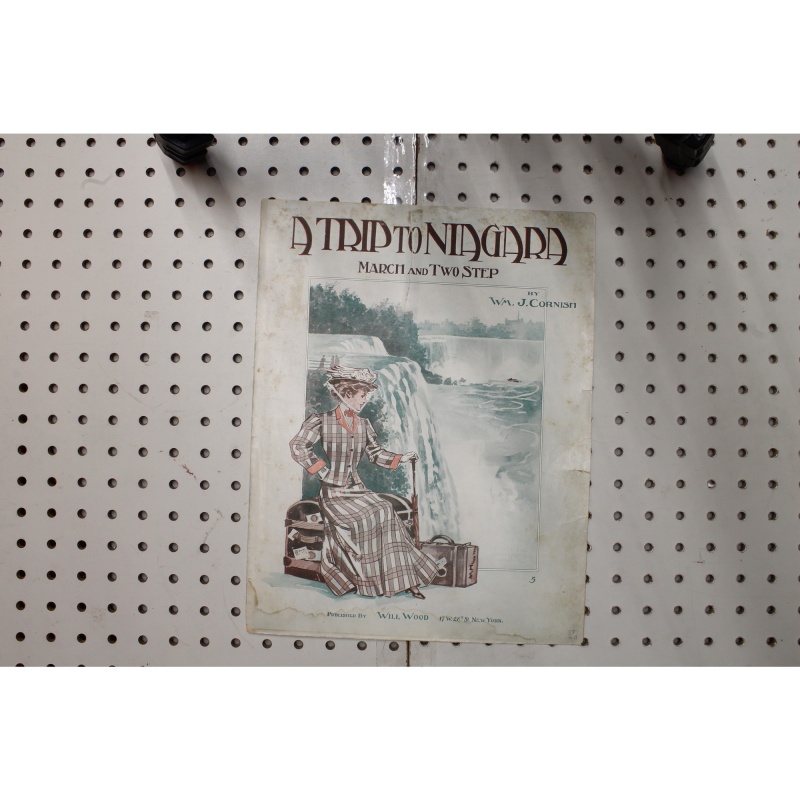 1908 - A trip to Niagara - Sheet Music
