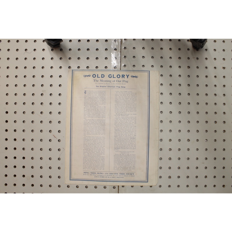 1917 - Old glory - Sheet Music